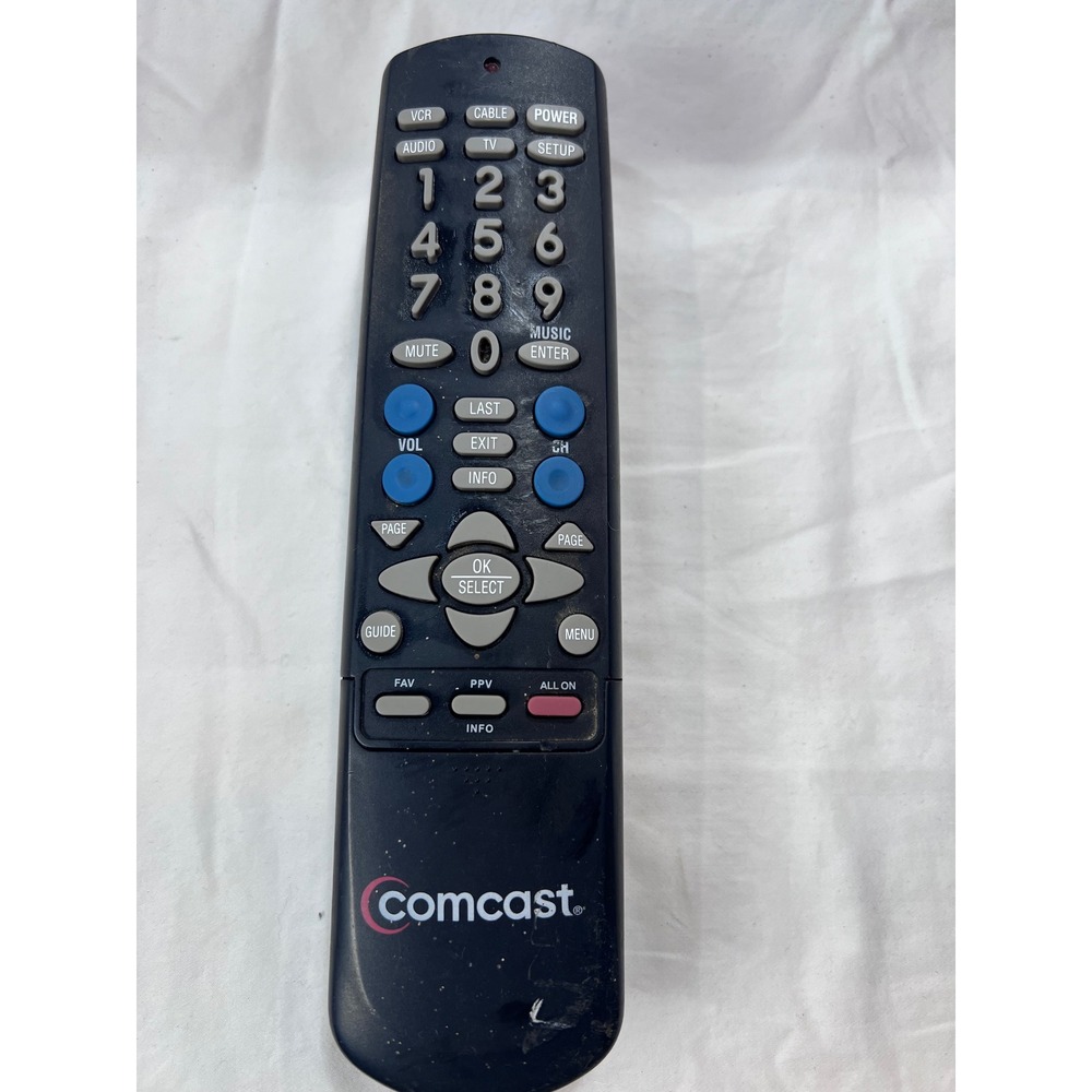 Comcast Universal Remote Control URC-44CXXXB02 Black Cable‎ TV VCR Audio